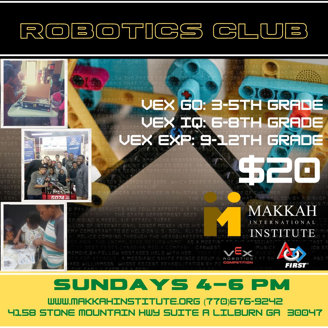 robotics club flyer